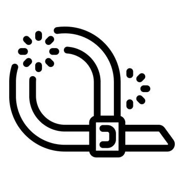 Fiber optic cable transferring data with light signals Stock Illustration