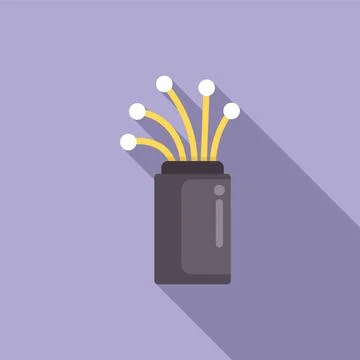 Fiber optic cable transmitting data through light pulses Stock Illustration