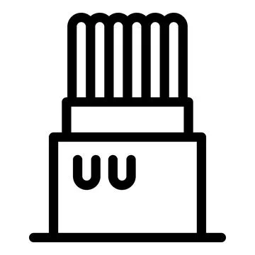 Fiber optic cable transmitting large amounts of data through optical fibers Stock Illustration