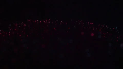 Fiber optic cables glowing in various colors on black background Stock Footage 320952619