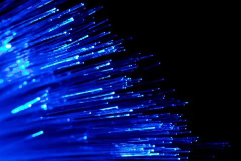 Fiber optic communication Stock Photos