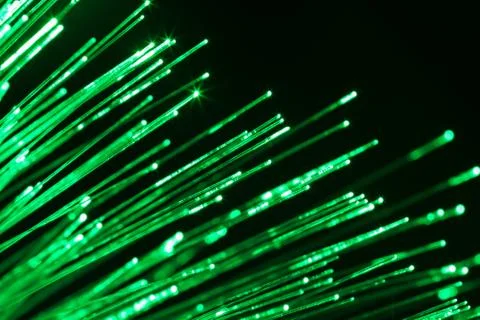 Fiber optic communication 库存照片