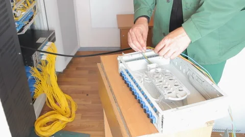 Fiber Optic Cross Stock Footage 64657719