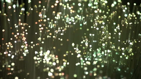 Fiber Optic Filament Strands - Spectrum Stock-Footage 50515724