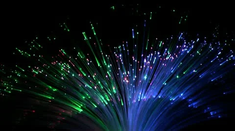 Fiber Optic Lamp, Stock Footage 10743707