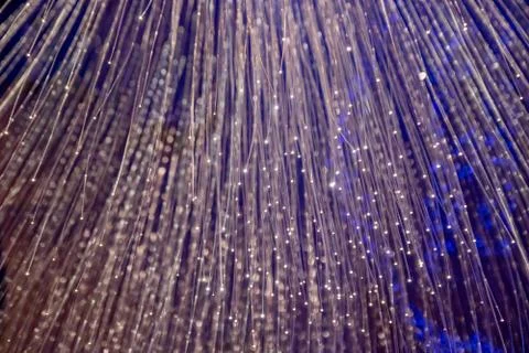 Fiber optic light decoration Stock Photos