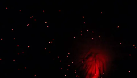 Fiber Optic Light Red Communications version 2 Stock Footage 5867317