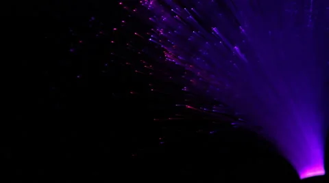 Fiber Optic Lights Fountain  Stock Footage 58892495