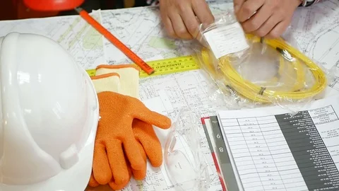 Fiber optic Patch Cord Stock Footage 73097063