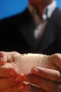 Fiber optic Stock-Fotos