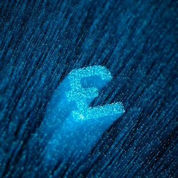 Fiber-optic pound concept 스톡 일러스트