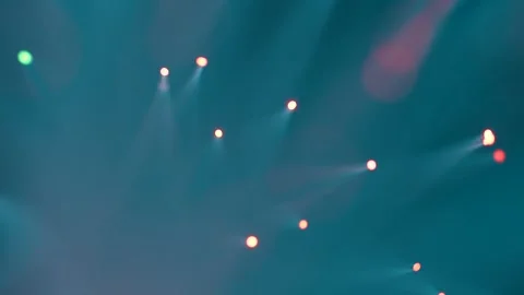 Fiber Optic with Red Glowing Tips, Data Flow and Network Concept Stock Footage 332064404