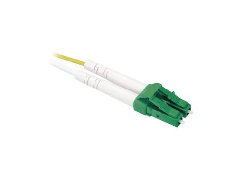 Fiber Optic Single-Mode Cable with LCA Connectors Foto stock