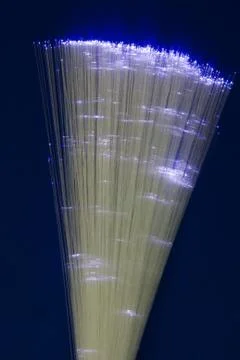 Fiber Optic Strands Stock Photos