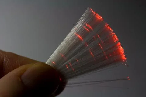 Fiber Optic Strands Stock Photos