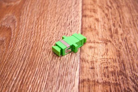 Fiber optical network connector Stock Photos