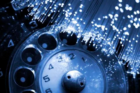 Fiber optical Foto stock