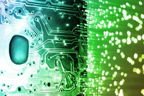 Fiber optical Foto stock