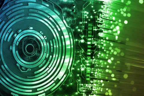 Fiber optical Foto stock