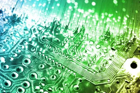 Fiber optical Foto stock