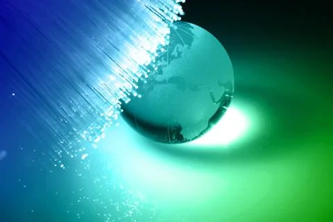 Fiber optical Foto stock