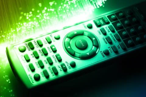 Fiber optics background with lots of light spots Stock Photos