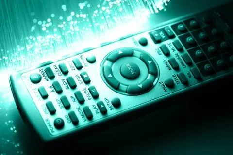 Fiber optics background with lots of light spots Stock Photos