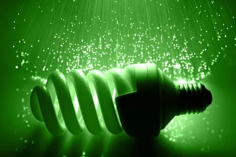 Fiber optics background with lots of light spots Stock Photos