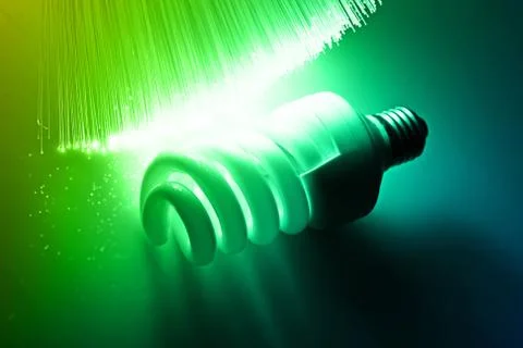 Fiber optics background with lots of light spots Stock Photos