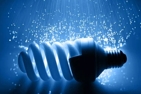 Fiber optics background with lots of light spots Stock Photos