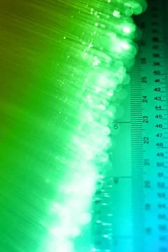 Fiber optics background with lots of light spots Stock Photos