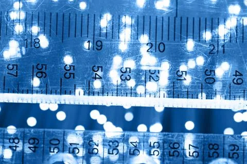 Fiber optics background with lots of light spots Stock Photos
