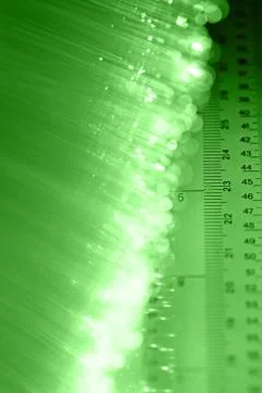Fiber optics background with lots of light spots Stock Photos