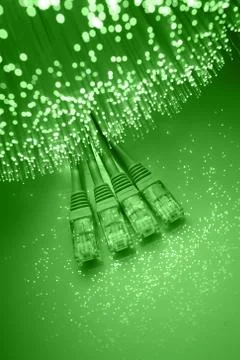 Fiber optics background with lots of light spots Stock Photos