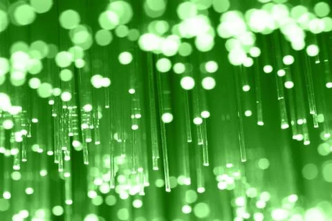 Fiber optics background with lots of light spots Stock Photos