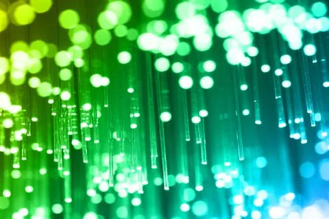Fiber optics background with lots of light spots Stock Photos