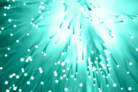 Fiber optics background with lots of light spots Stock Photos