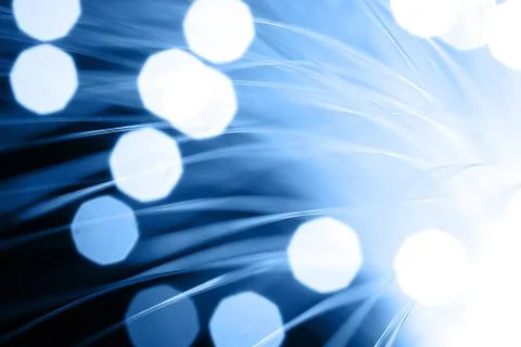 Fiber optics background with lots of light spots Stock Photos
