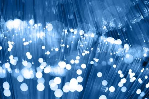 Fiber optics background with lots of light spots Stock Photos