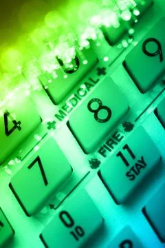 Fiber optics background with lots of light spots Stock Photos