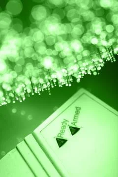 Fiber optics background with lots of light spots Stock Photos