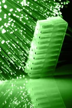 Fiber optics background with lots of light spots Stock Photos