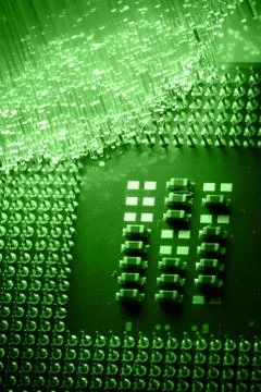 Fiber optics background with lots of light spots Stock Photos