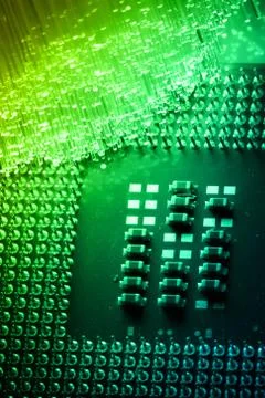 Fiber optics background with lots of light spots Stock Photos