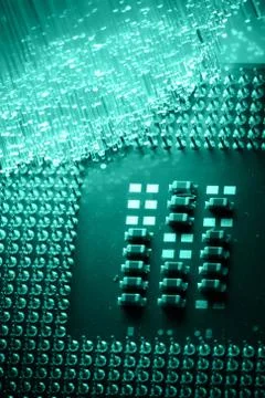 Fiber optics background with lots of light spots Stock Photos