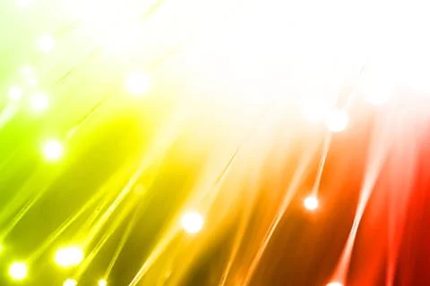 Fiber optics background with lots of light spots Stock Photos
