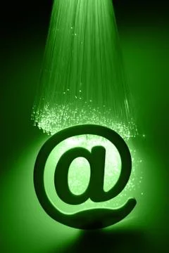 Fiber optics background with lots of light spots Stock Photos