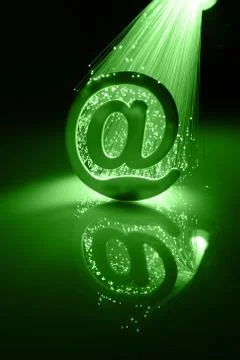 Fiber optics background with lots of light spots Stock Photos