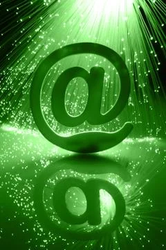 Fiber optics background with lots of light spots Stock Photos