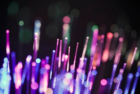 Fiber optics background Stock Photos